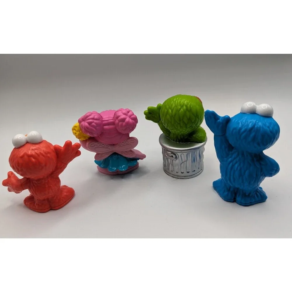 Hasbro Sesame Street Cake Toppers Figures 2.75” Elmo Abby Cookie Monster Oscar